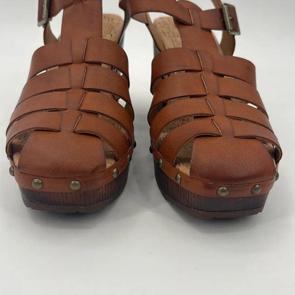 Korks by Kork-Ease Whitney Platform Vegan Leather Sandals - Size 9m - Picture 2 of 10